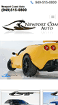 Mobile Screenshot of newportcoastauto.com